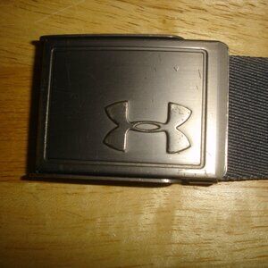 Men's/Boy's Under Armour Canvas Webbed Belt Silver Slide Buckle Adjustable